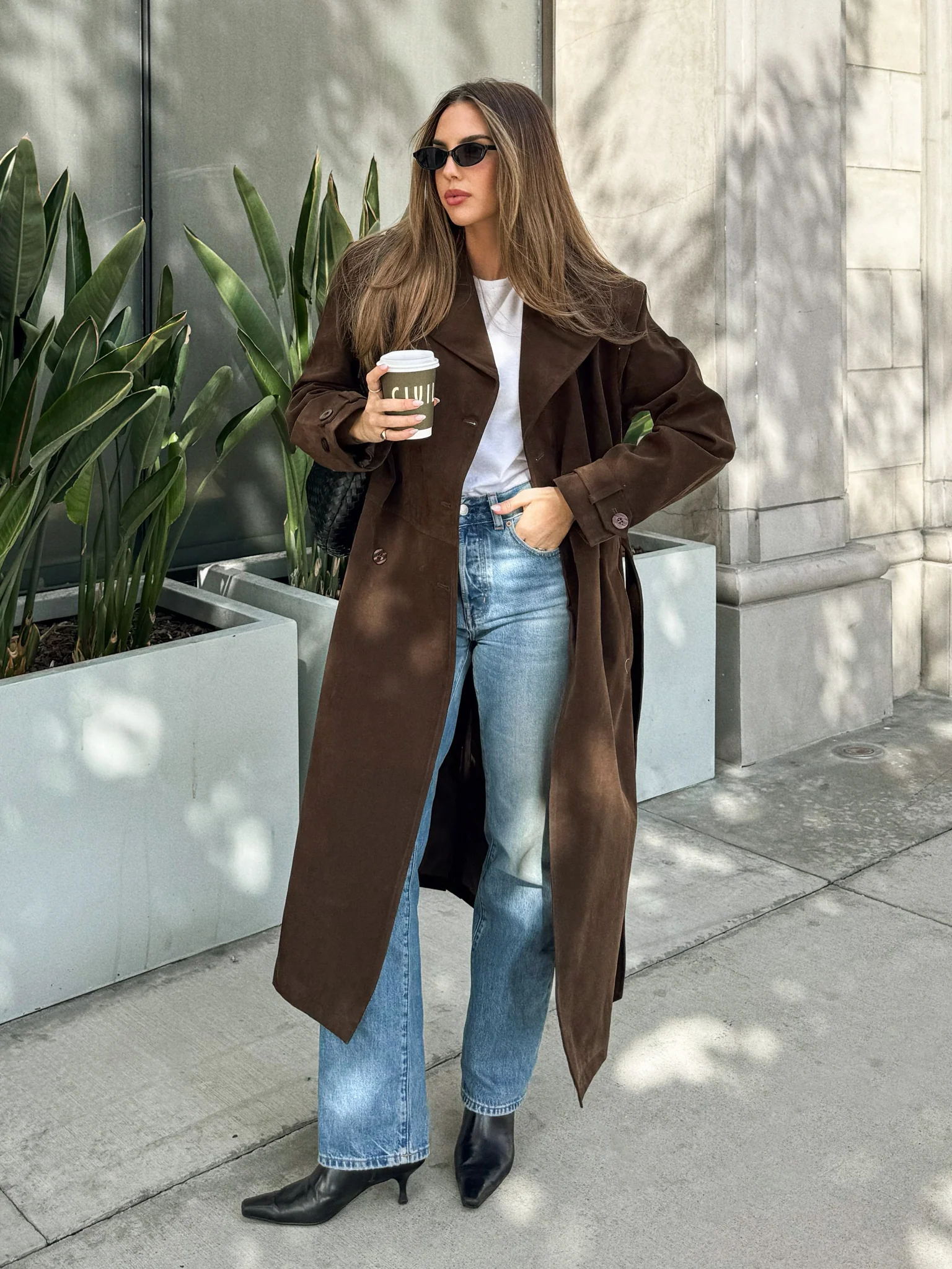 West Village Vegan Suede Coat - Final Sale - Image 3