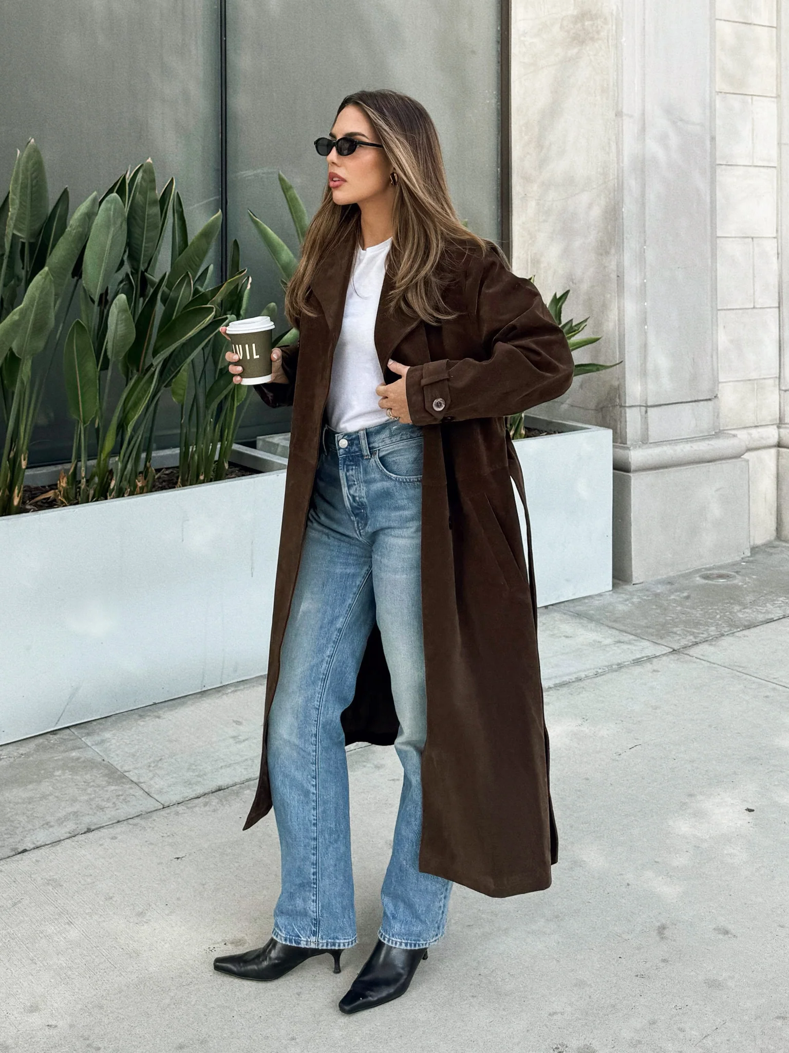 West Village Vegan Suede Coat - Final Sale - Image 5