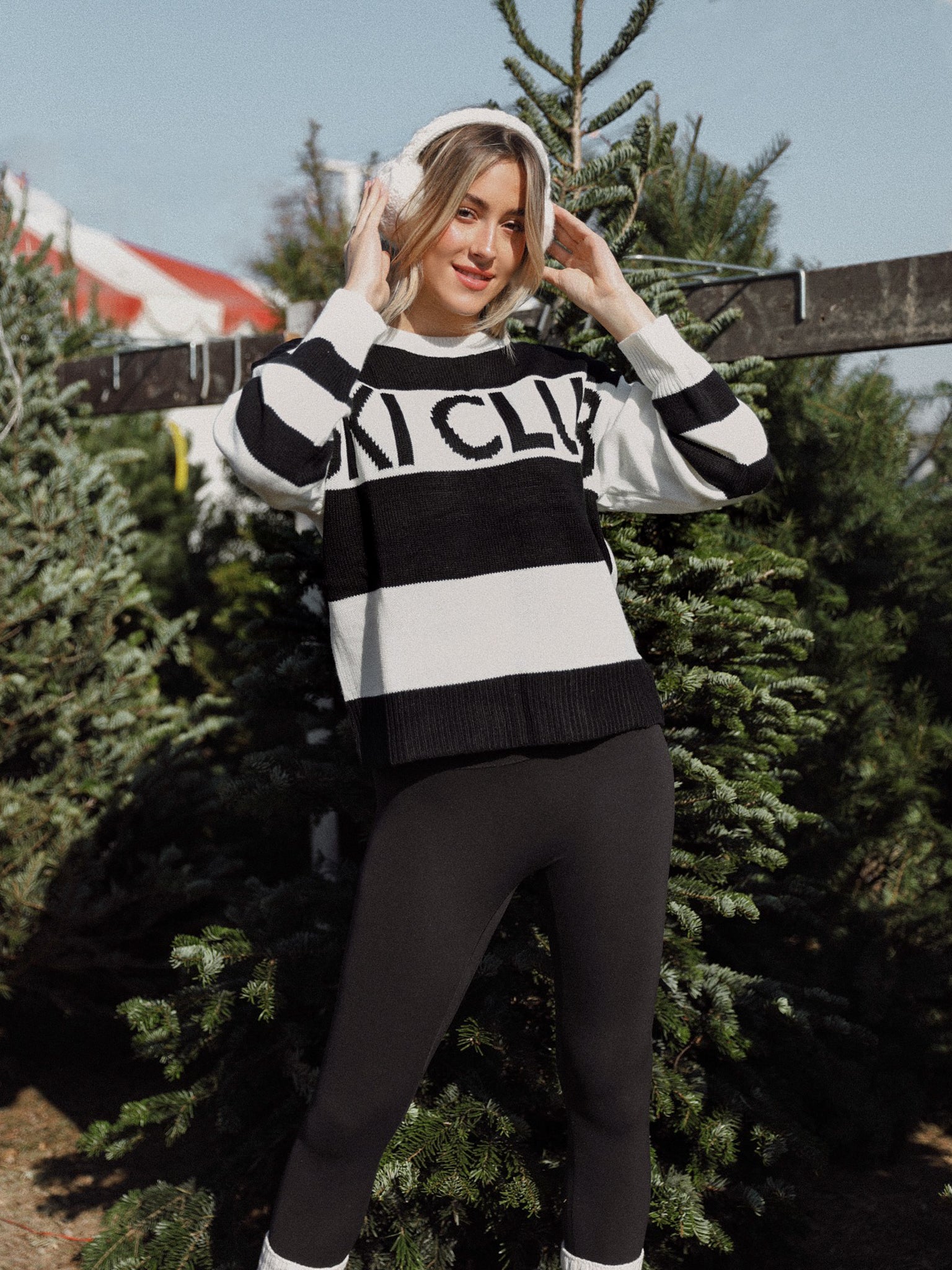 Ski Club Crew Neck Sweater - Final Sale - Image 3